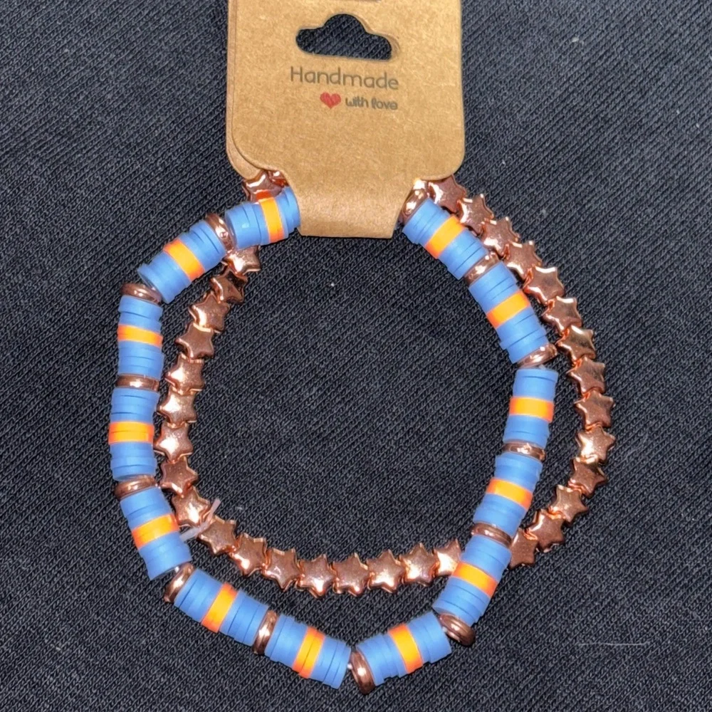 🌹 Handmade clay bracelet